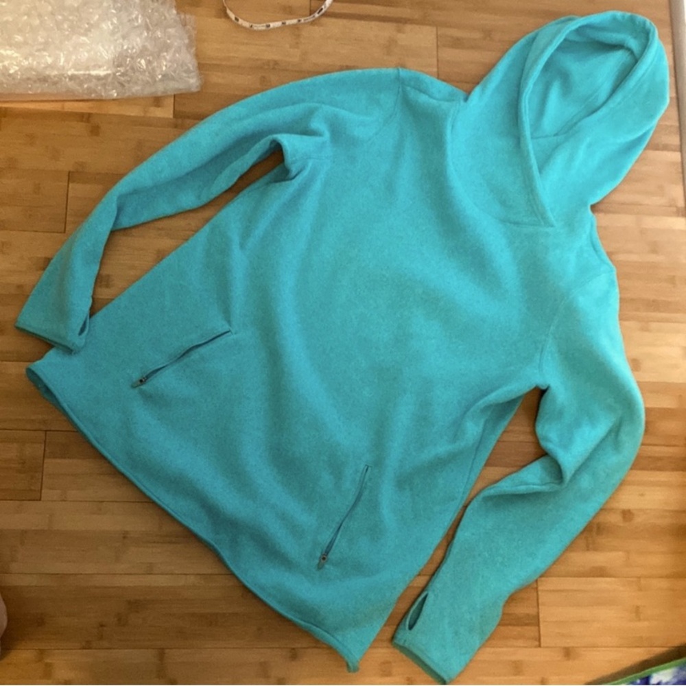 Aqua-Turquoise Hoodie Tall XXL